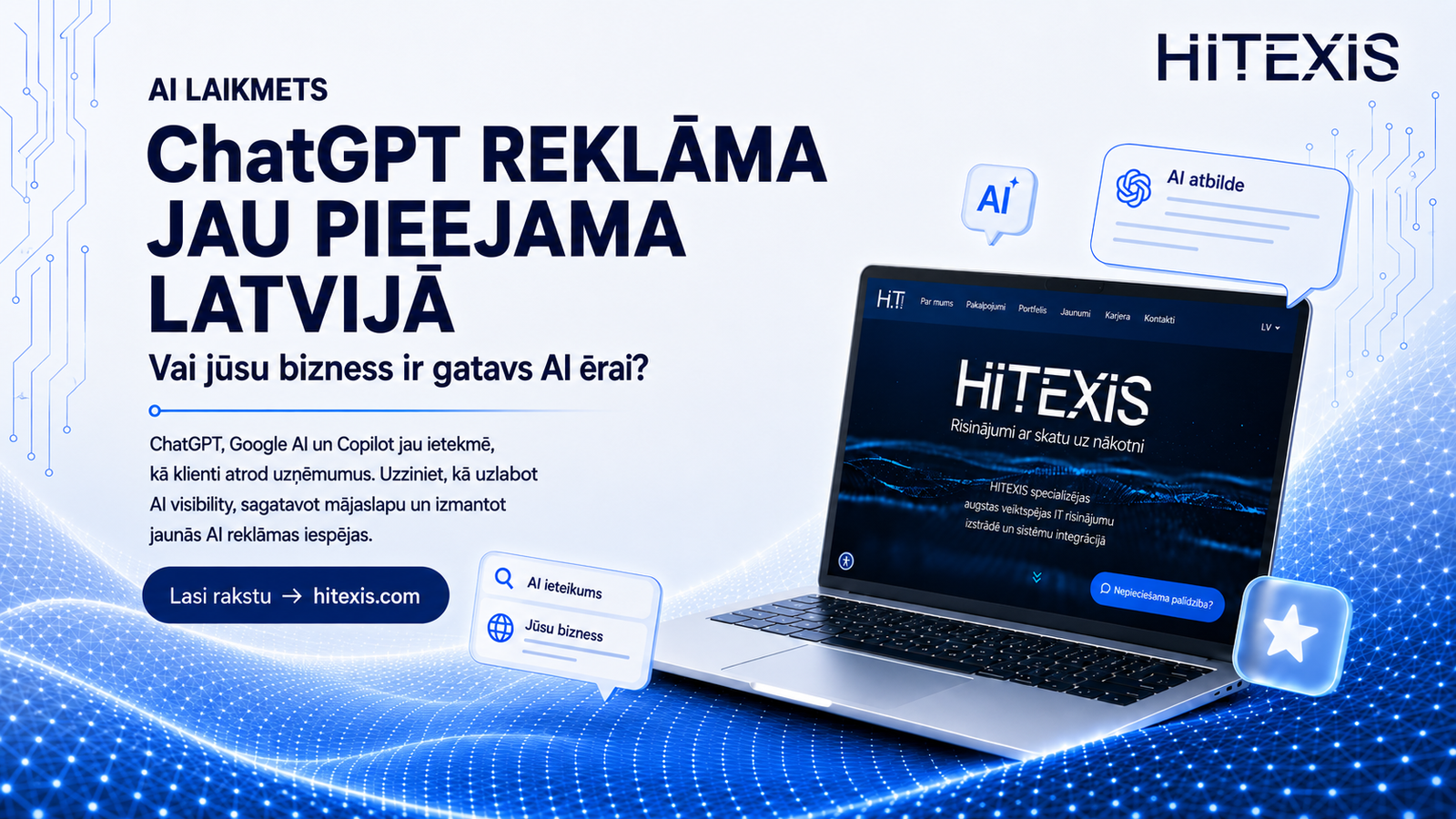 Vai mākslīgais intelekts redz jūsu mājaslapu?